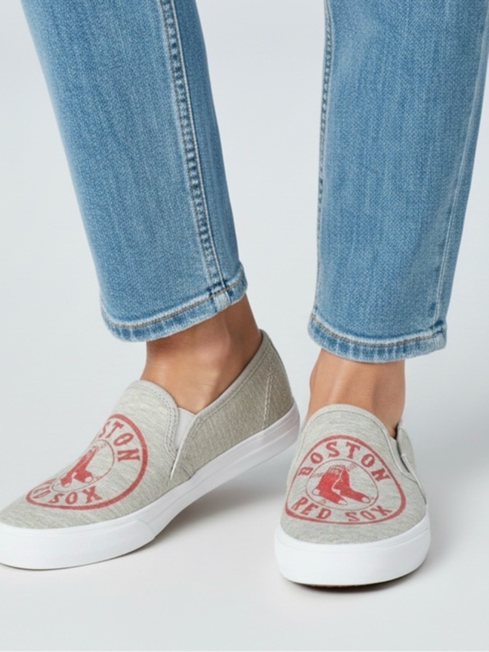 Red Sox Keds Slip Ons